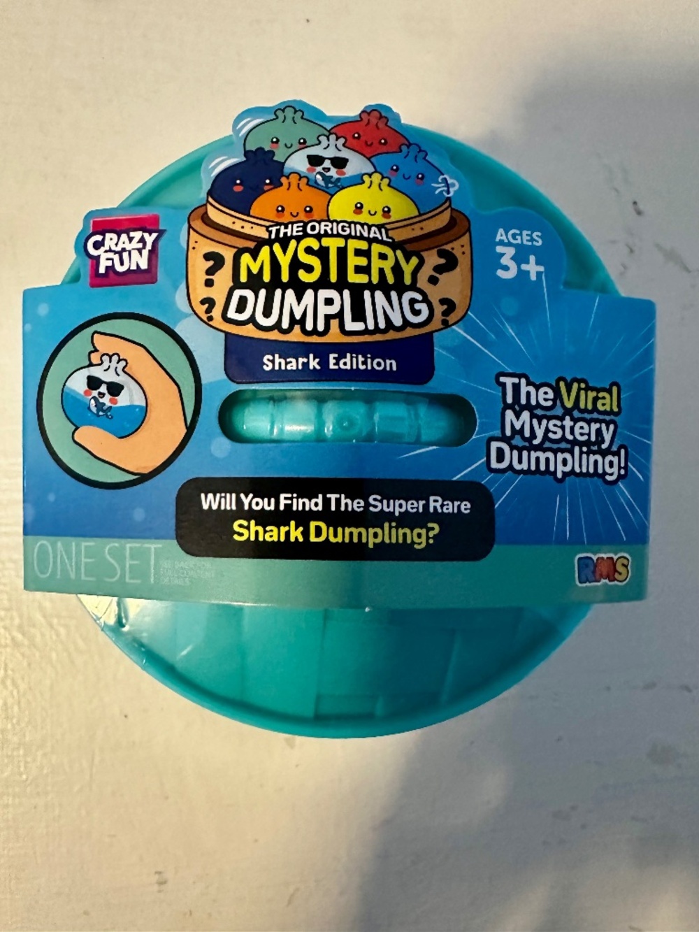 RMS Viral Mystery Dumpling Squishy Shark Edition | New Sealed Cap| Five Below